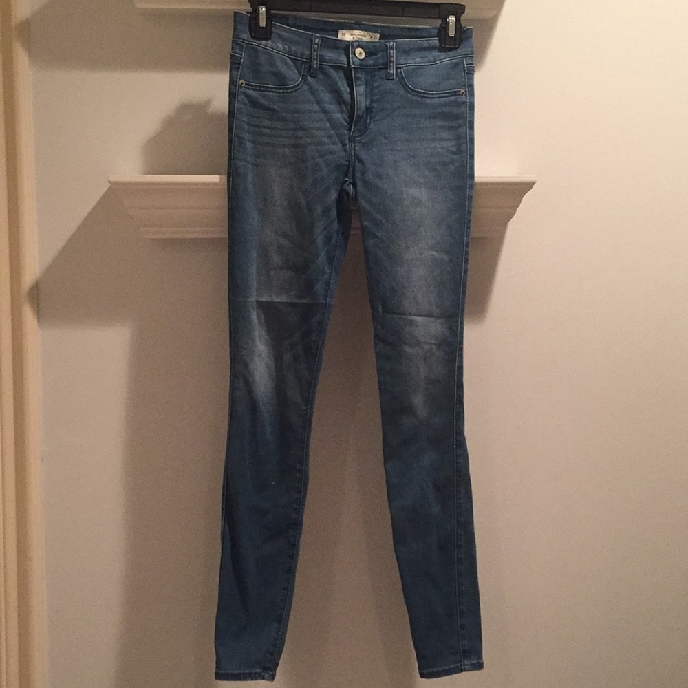 Medium Light Wash Skinny Jeans